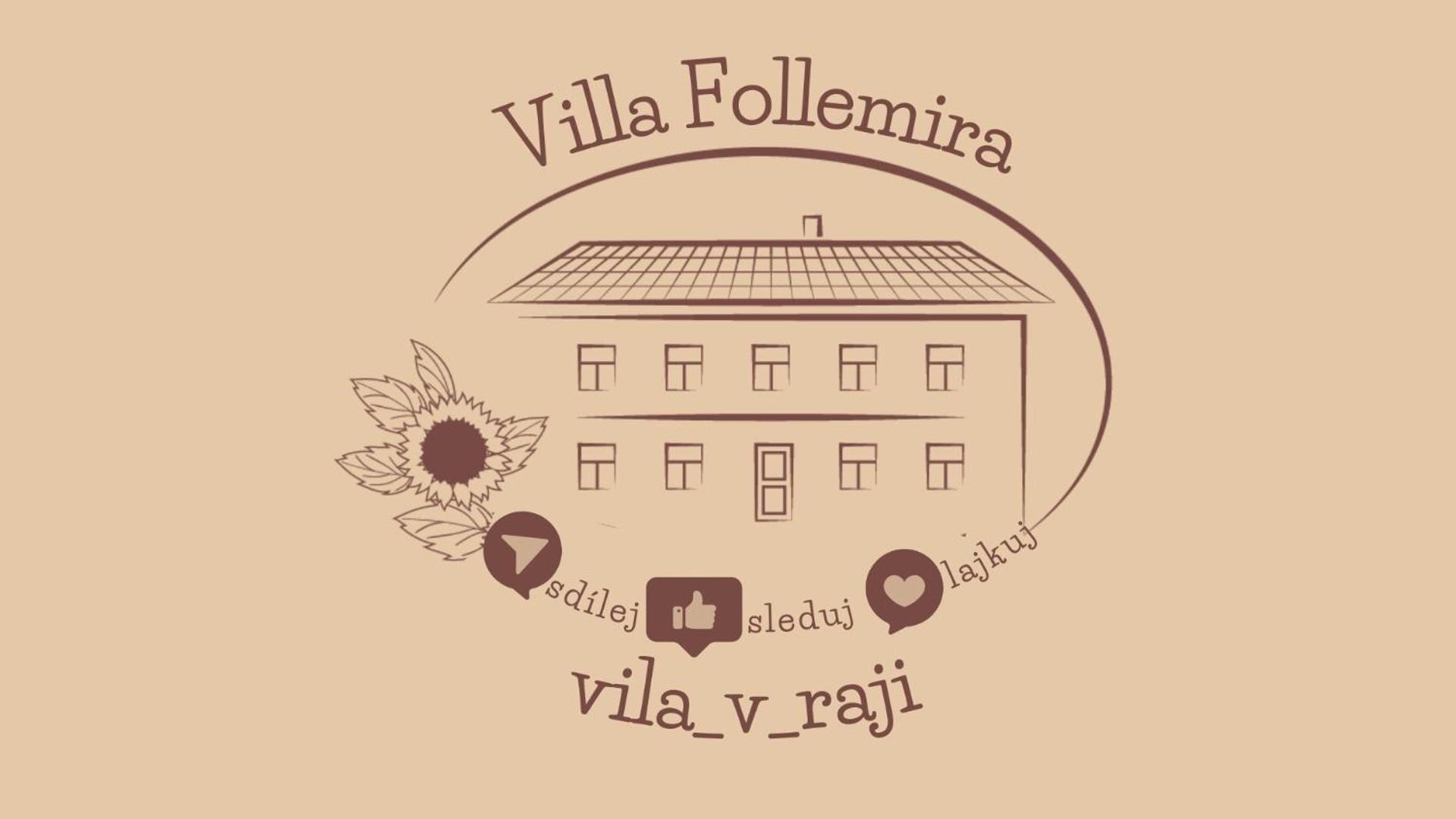 Villa Follemira Cz - Kitchen - Garden - Bike Storage Pencin 외부 사진